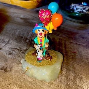 RON LEE SIGNED '86 PUPPY LOVE, CLOWN, BALLOONS, "I LOVE YOU," LE 226/8500